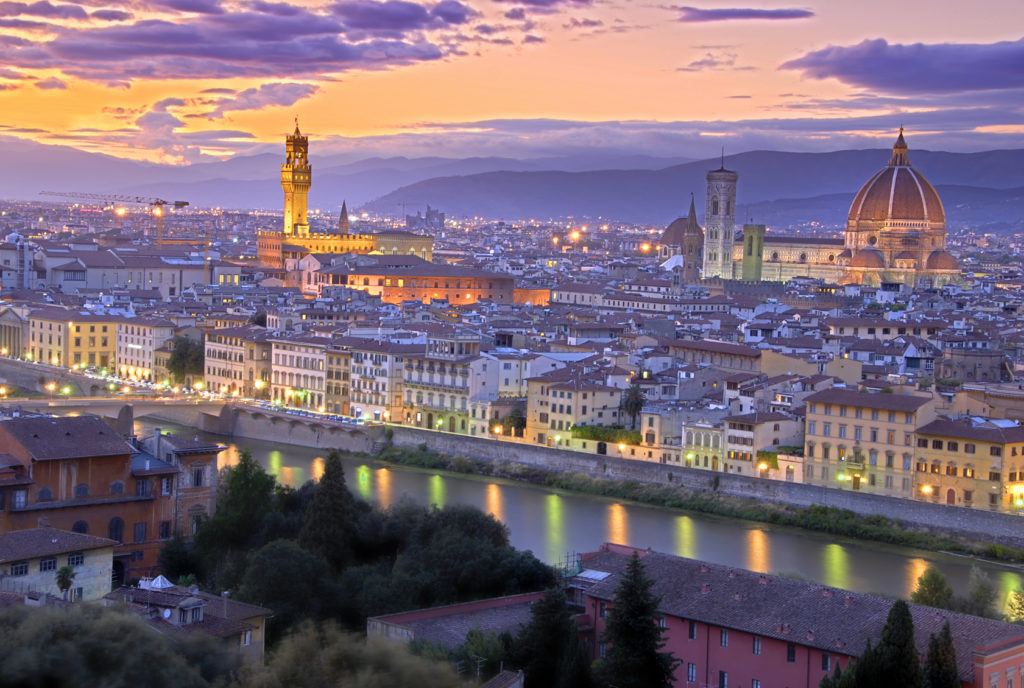 Sunset in Florence roberta campani