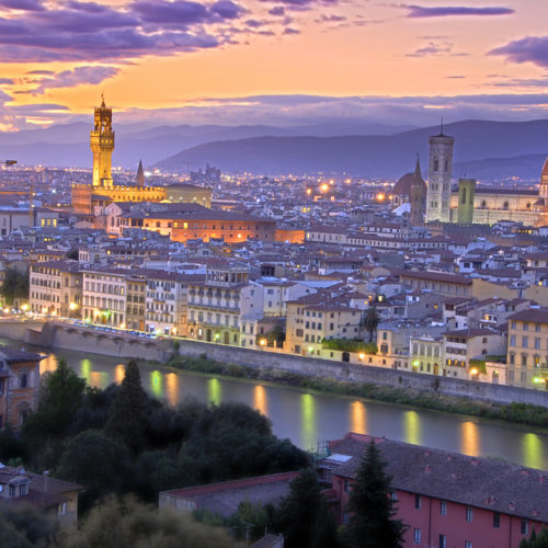 Sunset in Florence roberta campani